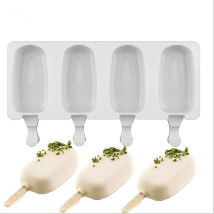 Moules à glace en silicone blanc