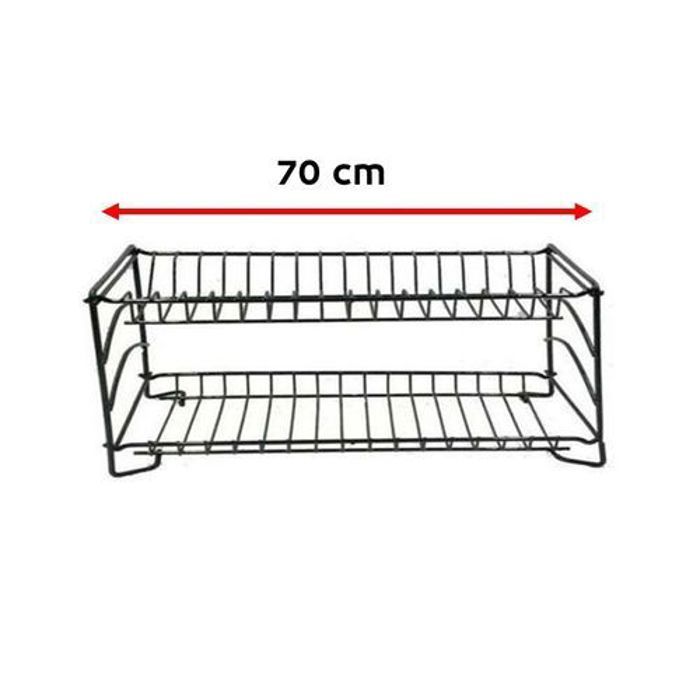 Égouttoir à Vaisselle pour Cuisine 2 Étage, 70cm