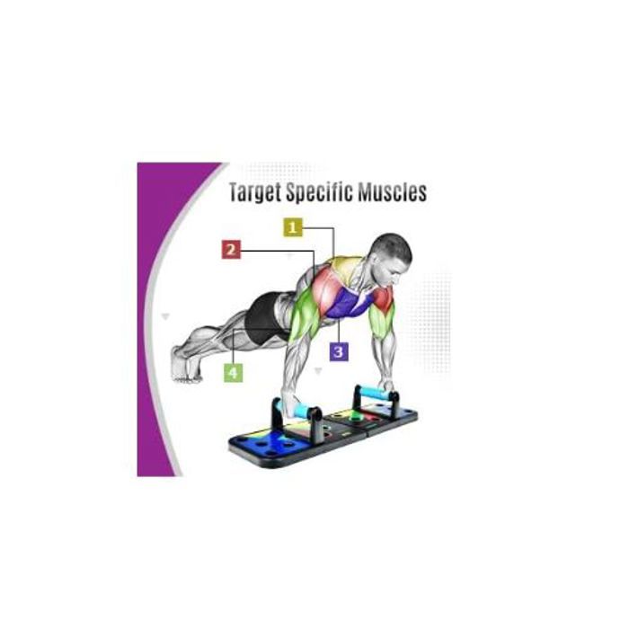 Push Up Board - Hotwave - Portable - Entraînement de force - Compact - Multisport