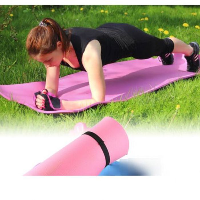 Tapis de Sport Fitness & Yoga - rose gold 180x50cm