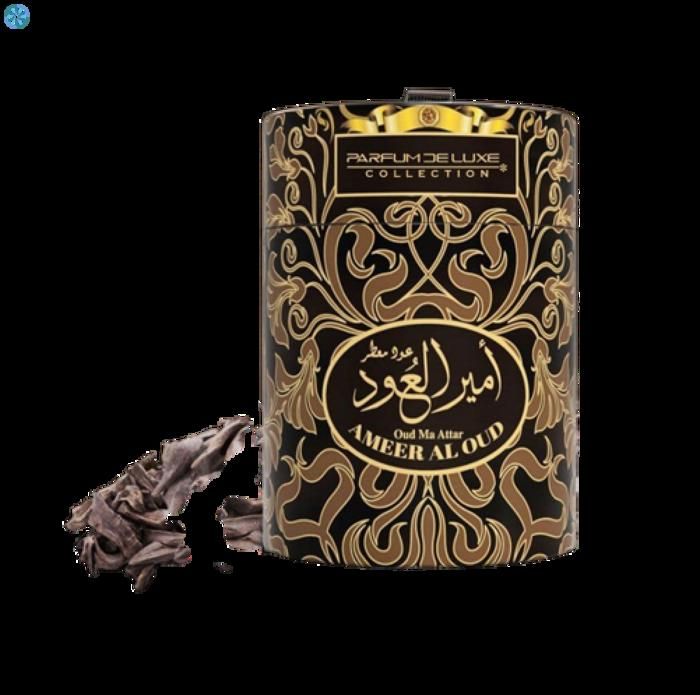 Désodorisant Oud Ma Attar Ameer Al – Encens solide Bakhoor - Parfum luxueux pour les maisons et les espaces, arôme longue durée, 25g