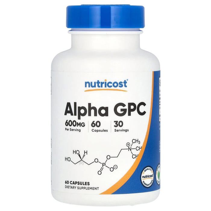 Alpha-GPC, 600 mg, 60 capsules