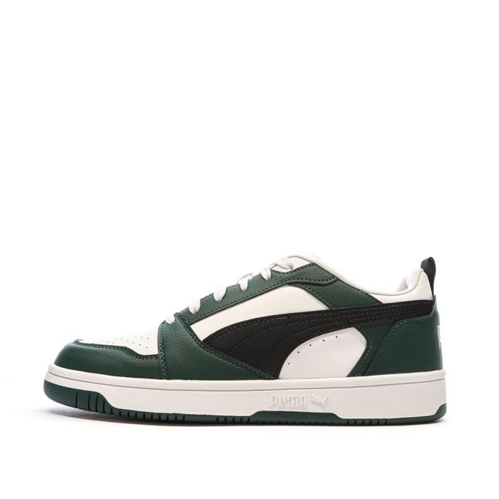 Baskets - PUMA - Rebound V6 Low - Noir et Blanc - Lacets - Tige Synthétique - Marjane Mall - Image 1