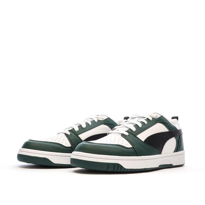 Baskets - PUMA - Rebound V6 Low - Noir et Blanc - Lacets - Tige Synthétique - Marjane Mall - Image 6