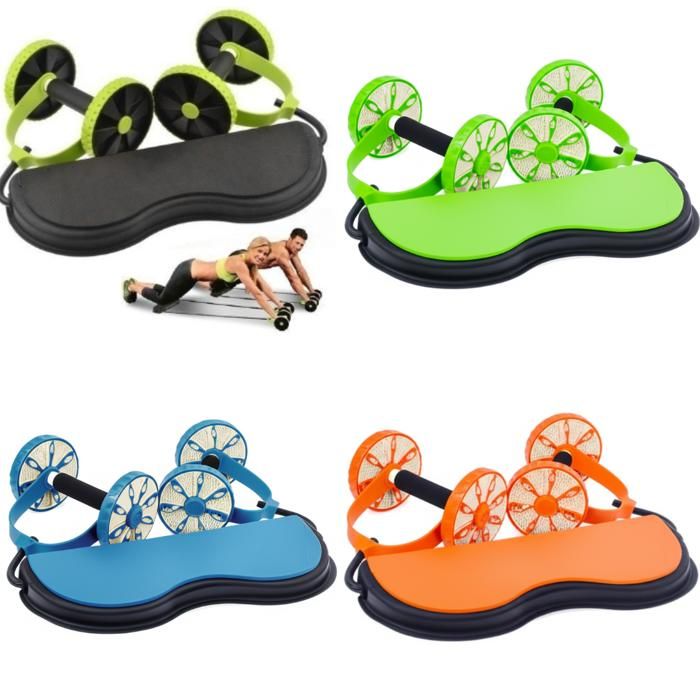 Roulette abdominale pour un entraînement complet des muscles abdominaux à domicile (Couleur aléatoire)