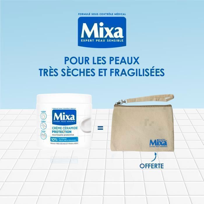Pot Mixa Ceramide protect 400ml = Trousse