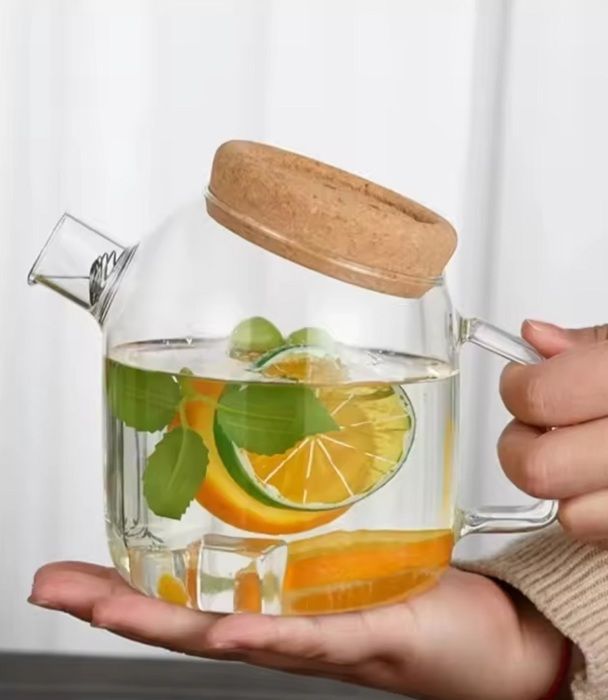 Théière en Verre - ART KITCHEN - Réf 5652 - 800 ml - Compatible lave-vaisselle - Transparent