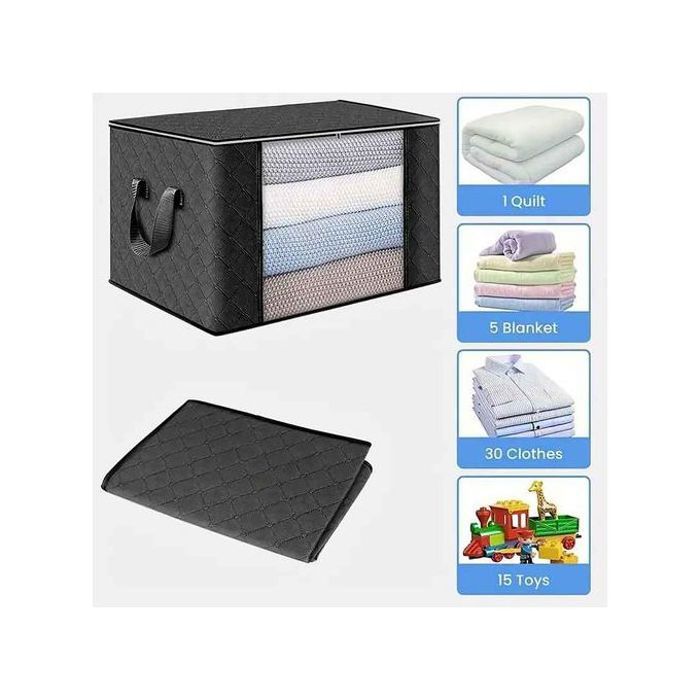 Boîte de rangement pour vêtements,sac de rangement pliable 50x60x35cm