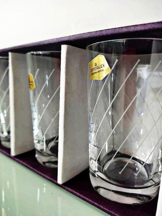 6 Verres à thé Bohemia 44247