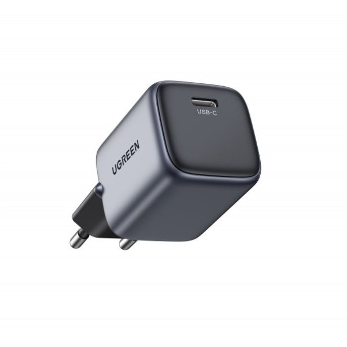 Chargeur rapide UGREEN USB-C GaN 30W EU (gris sidéral)