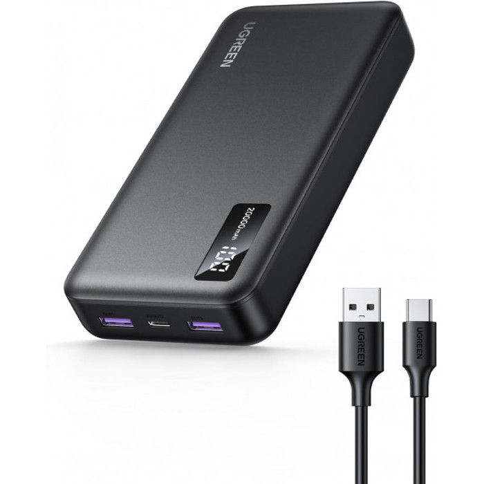 Banque d'alimentation à charge rapide bidirectionnelle UGREEN 20 000 mAh