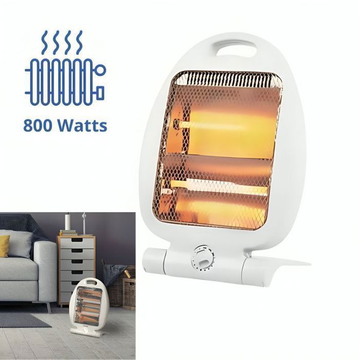 Chauffage Quartz Mini électrique pour bureau ou maison