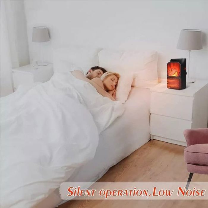 Chauffage Électrique - Mini - Ventilateur Portable - Céramique - 20℃ - Réchauffement Rapide