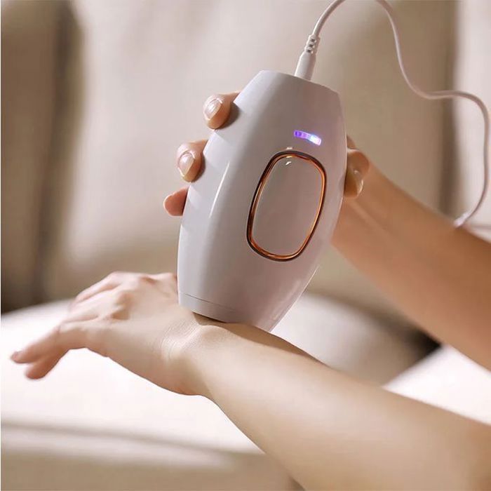 Ipl.Appareil d'épilation au laser à impulsions, beauté portable, Ice Cool, corps, bikini pubien, couleur aléatoire.