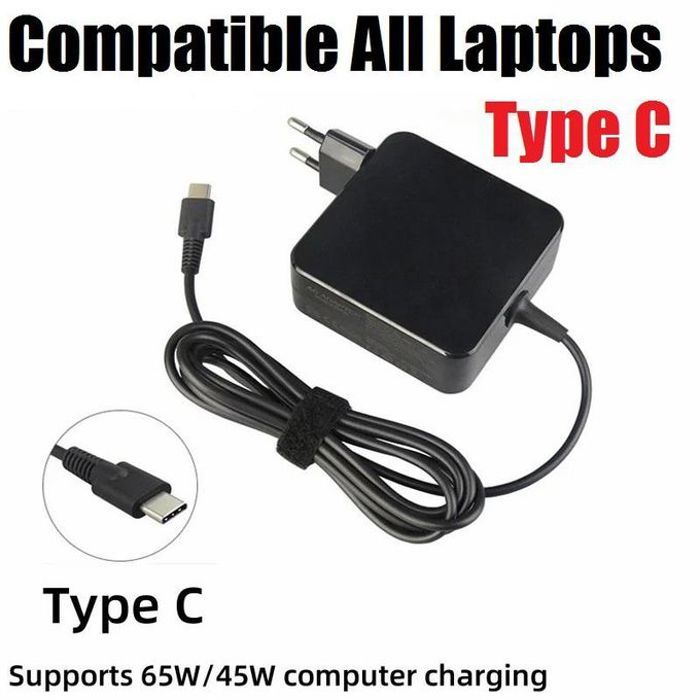 Chargeur Universal pour Pc Portable Type C