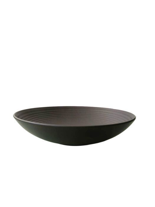 Assiette Creuse 22 cm Noir