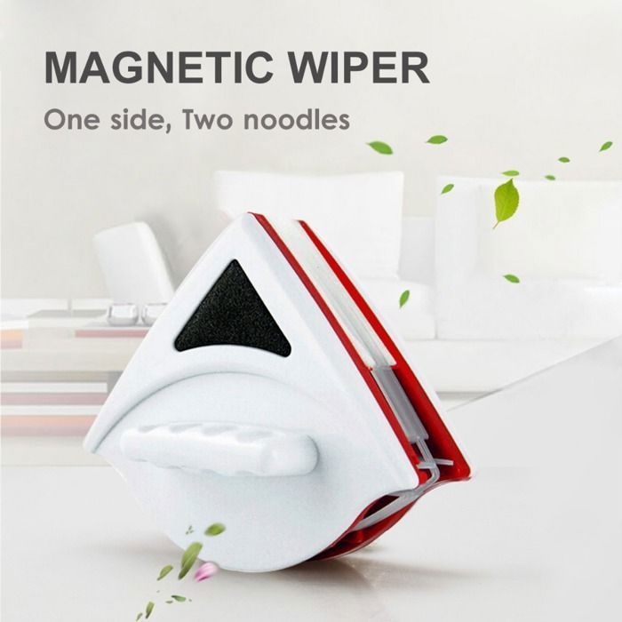 Raclette Magnétique pour Vitres - Nettoyage Facile des Fenêtres à Simple Vitrage