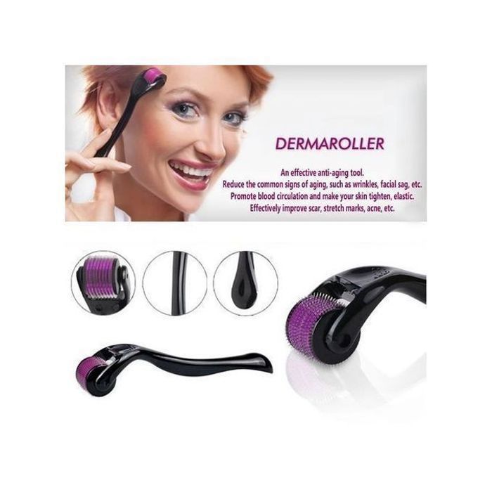 Derma Roller Visage et Corps - Anti-Cellulite, Vergetures et Soin de la Peau