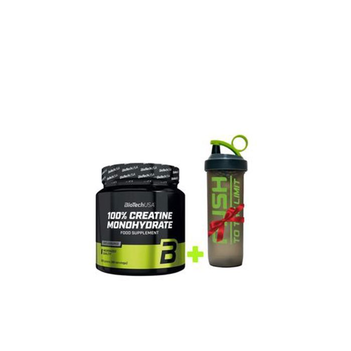 Créatine BioTech USA - 100% Creatine Monohydrate - Saveur neutre 300g