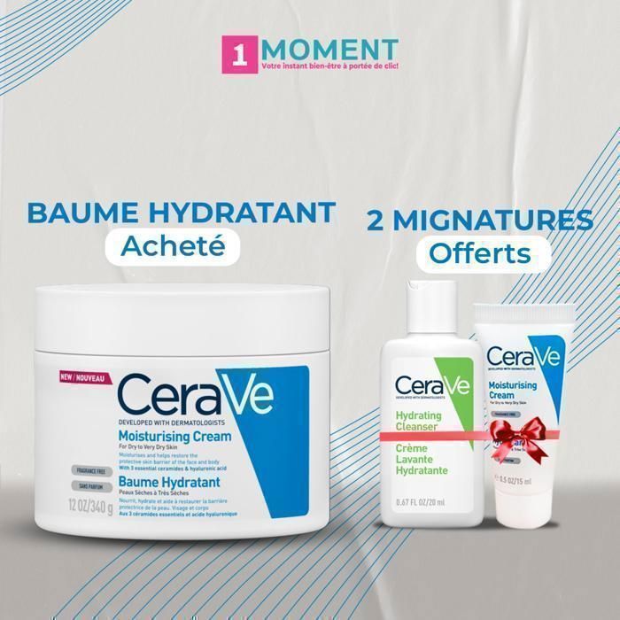 Baume Cerave 340g = deux miniatures offertes
