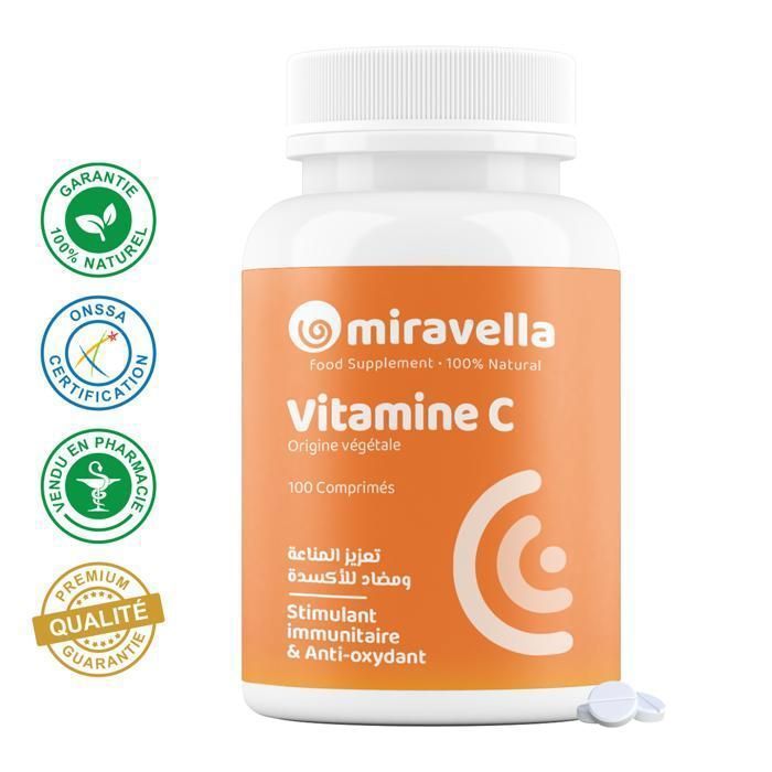 Miravella Vitamine C 100 comprimés 100% naturel