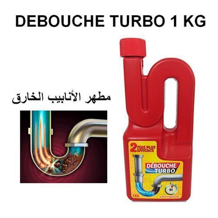 Déboucheur Turbo 2 Fois Plus Efficace