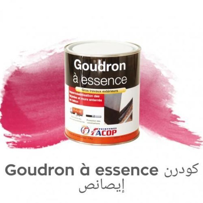 FACOP Goudron à Essence 1kg