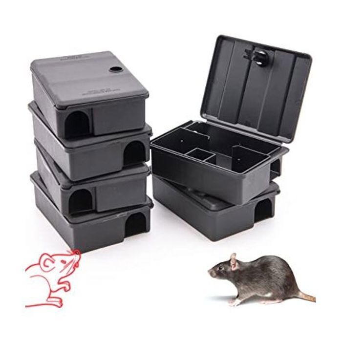 Boite à appâts - THE BIG CHEESE - Modèle XXL - Résistante aux intempéries - Verrouillable - Pour tous les rats