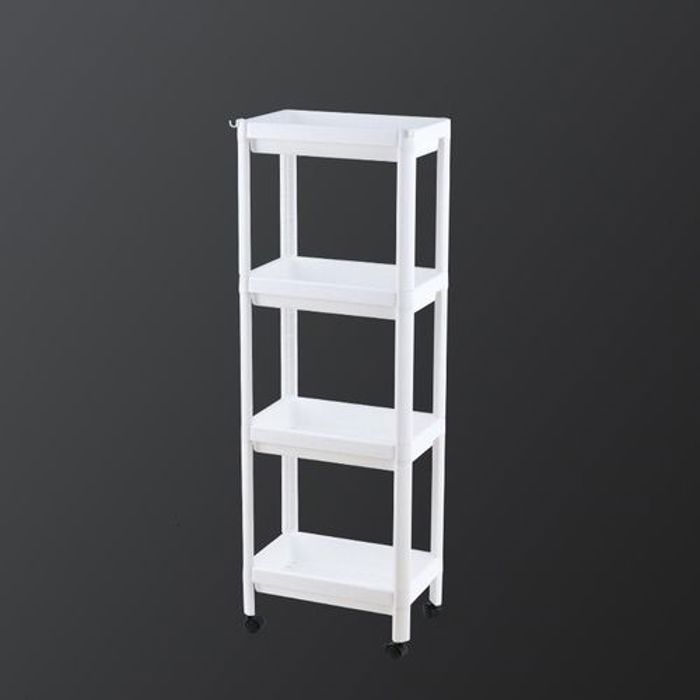Étagère de toilette - Non spécifié - Salle de bain - Rangement étroit - Fixe ou posé - Hauts rebords