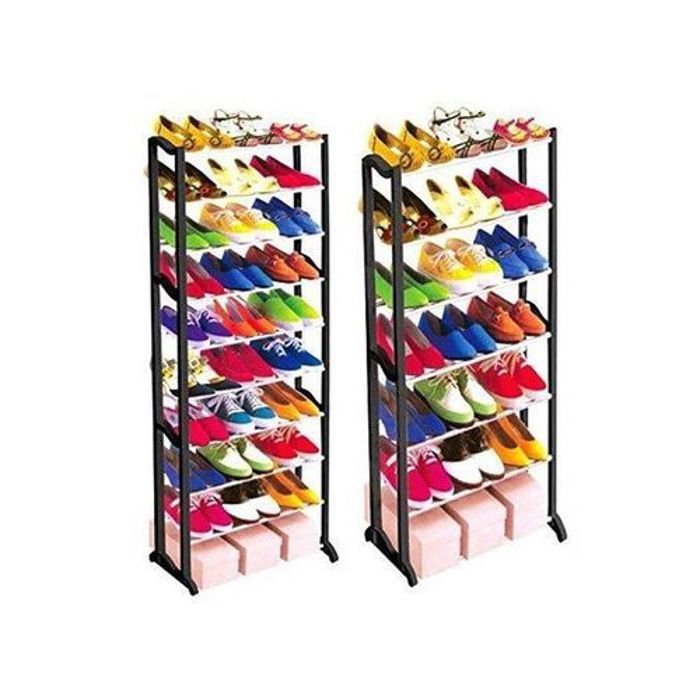 Meuble Organisateur Range Chaussures 30 Paires Étagère