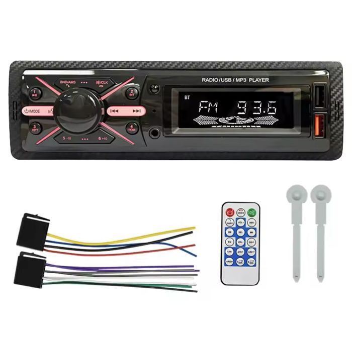 Poste Radio de voiture MP3 Bluetooth, multimedia, , 2 porte USB, Clock, RCA