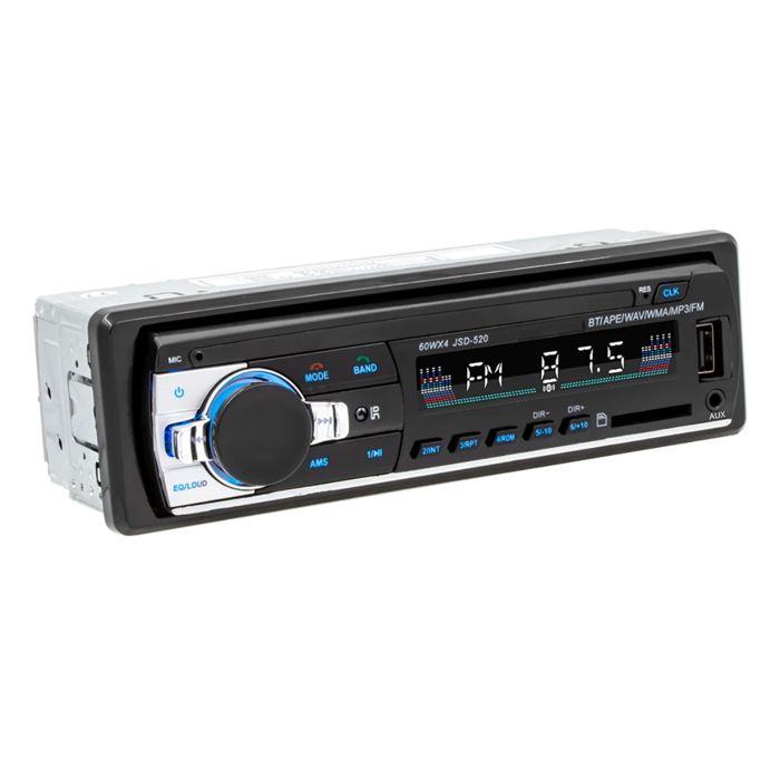 Poste Radio de voiture MP3 Bluetooth, multimedia, SD Card, USB, Clock, RCA