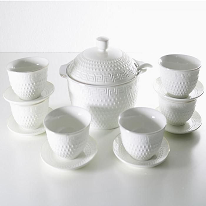 Service à soupe blanc 15 pièces TRS15F6