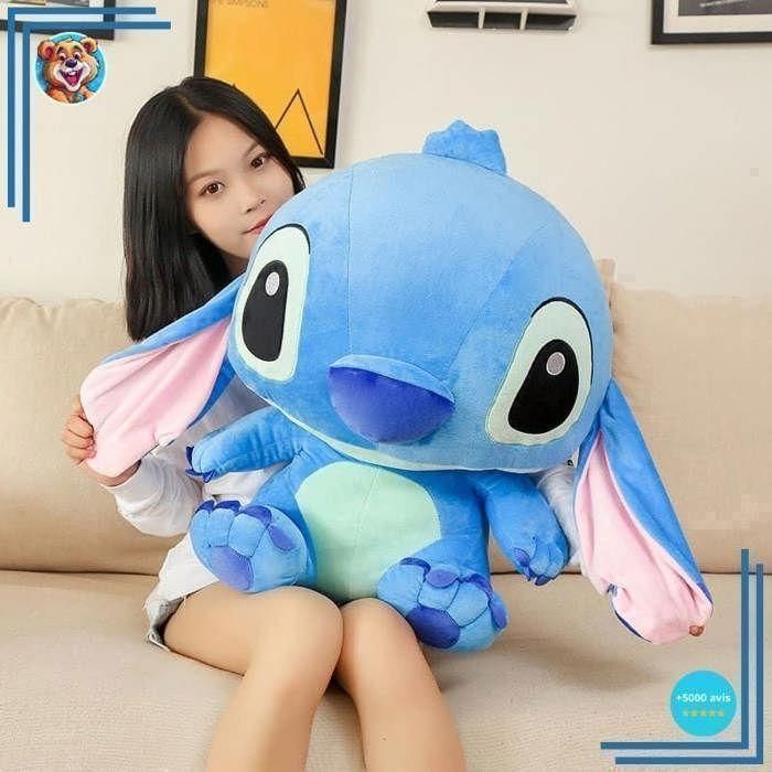 STITCH BLEU 60CM BONNE qualité
