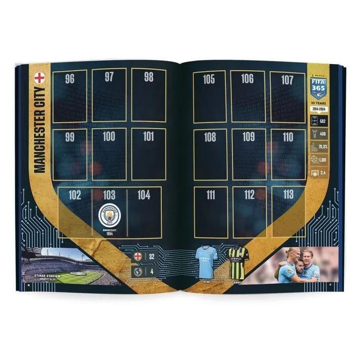 Album de collection - PANINI - FIFA 365 2025 - Édition 2025 - Collection de cartes - Album complet
