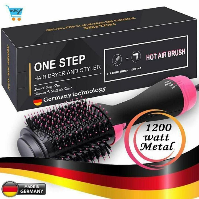 Sèche-cheveux électrique One Step 1200 W pour coiffer et boucler les cheveux