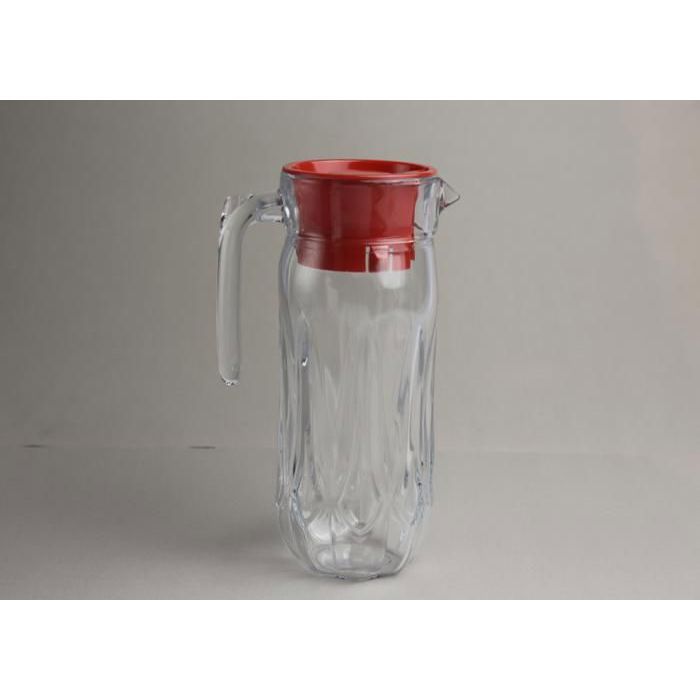 Pichet en verre avec couvercle 1 L