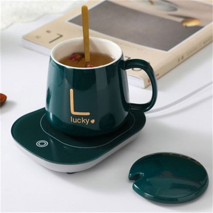 Tasse à café électrique avec coussin chauffant à température,