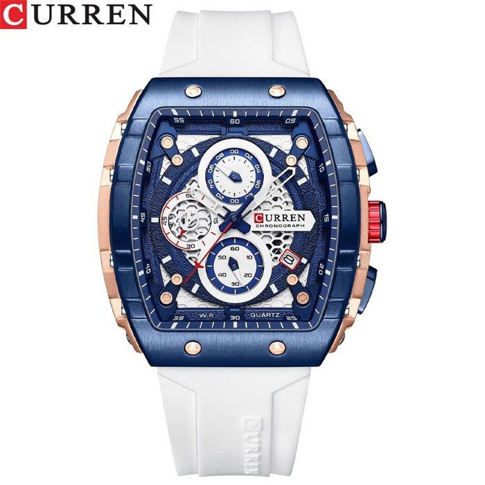 Curren montre luxury  - BLANC