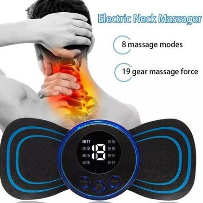 Appareil de massage portatif Masseur électrique à impulsions pour cou et le dos