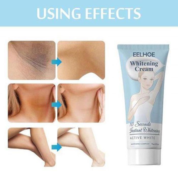 EELHOE Crème Aisselle Blanche,crème hydratante Anti-Taches Noir,Crème éclaircissante sous le bras pour femme,60ml