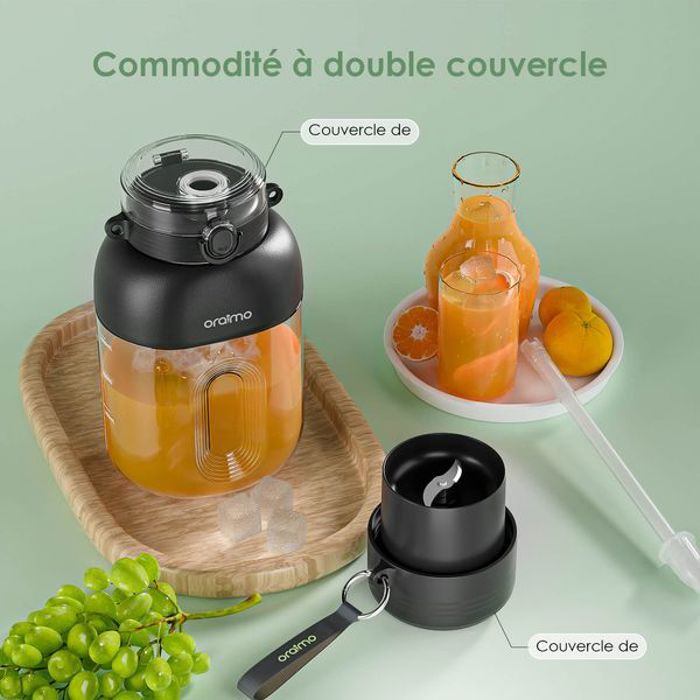oraimo SmartBlender Cup Mixeur de jus 1L