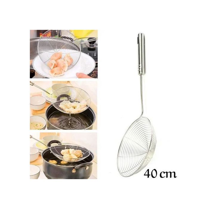 Cuillère à frire en acier inoxydable, passoire, ustensiles de cuisine