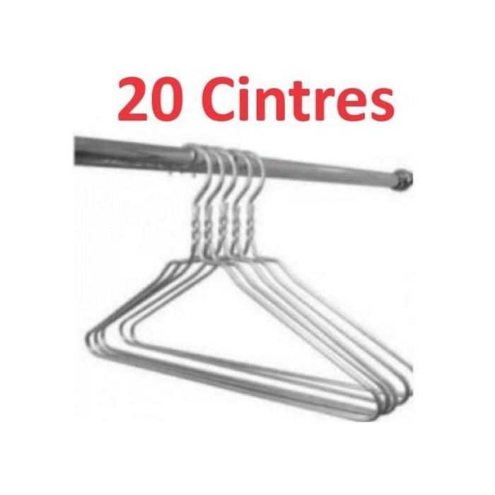 cintres 20 pcs en aluminium, séchage simple, convient pour tout