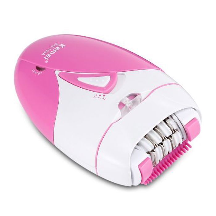 Kemei Epilateur électrique Rechargeable, rasoir pour femmes, pour épilation du corps