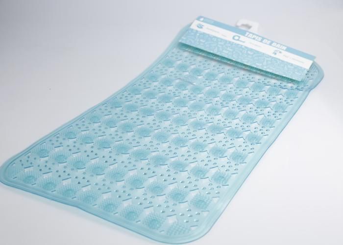 Tapis de bain PVC à ventouse 70x36 cm 2PBM12