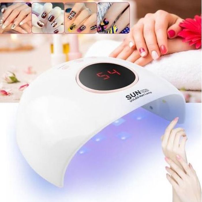 sun Lampe à ongles UV LED, séchage à vernis gel avec 3 minuteries, sèche-ongles