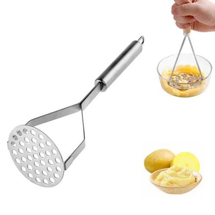 Presse à pommes de terre au pilon, Presse purée en acier inoxydable