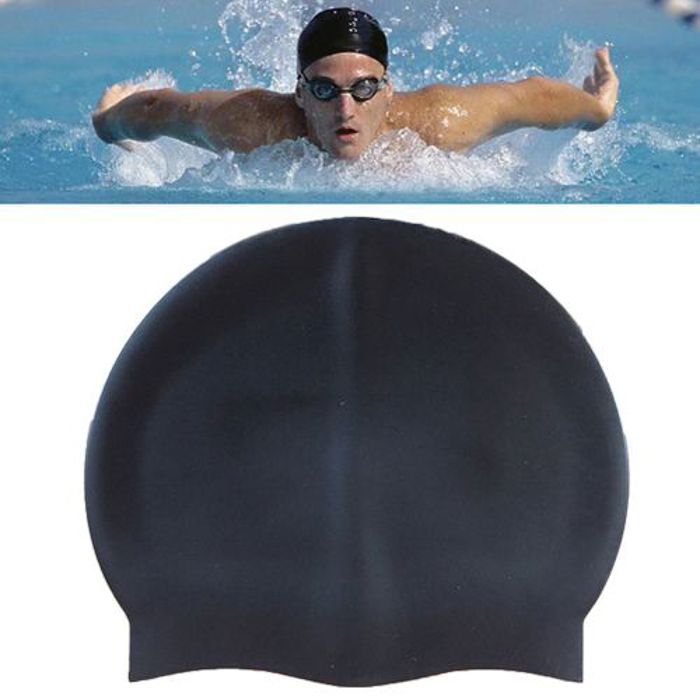 Bonnet de bain - Silicone - Élastique - Imperméable - Confortable - Durable