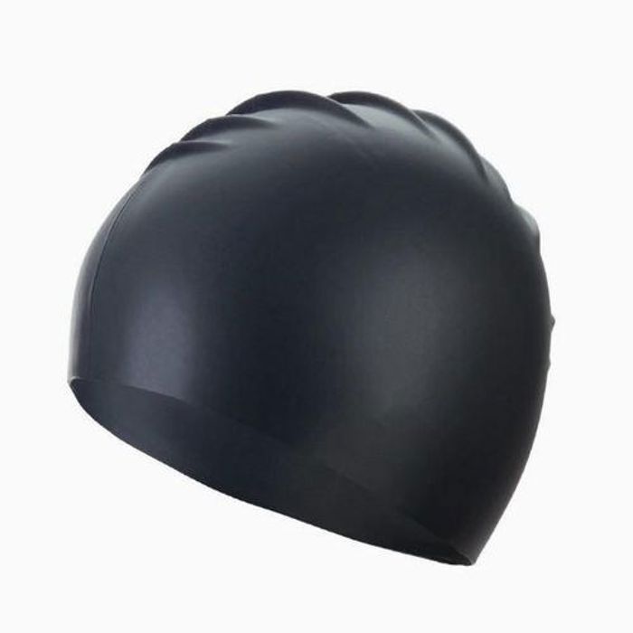 Bonnet de natation en Silicone pour adultes, étanche, élastique, sport, piscine, cheveux longs